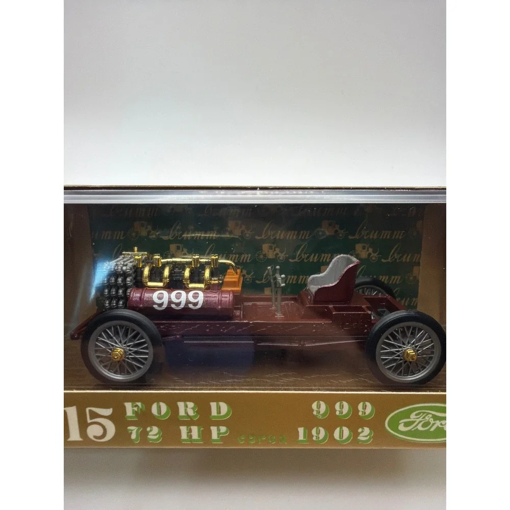 Brumm Serie Oro R15 Ford 999 72 HP Corsa 1902 Diecast Model Car Italy Vintage